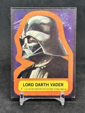 1977 Topps Star Wars Lord Darth Vader #7 Rookie RC Sticker picture