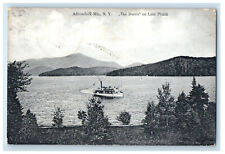 1907 Steamship Scene The Dorris on Lake Placid, Adirondack Mountains NY Postcard picture