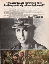 Original 1986 US Army Military Intelligence Print Ad Recruiting Poster picture