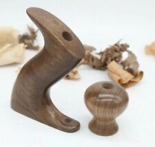 Hand Made Walnut Stanley Plane Tote & Knob For No 5, 605 and up with Low Knob picture