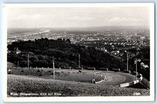 Vienna Austria Postcard Höhenstrasse view of Vienna c1930's RPPC Photo picture
