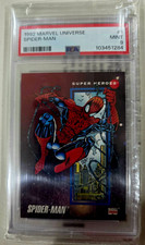 1990 Impel Marvel Universe SpiderMan 1990/1992 PSA 9 Card Lot 2 #1  #2 🔥  picture