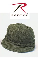 WW2 Reproduction Radar Wool Jeep Cap (OD Green) picture