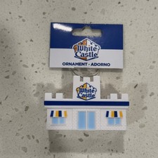 RUZ White Castle Restaurant CHRISTMAS Ornament A29158 NEW picture
