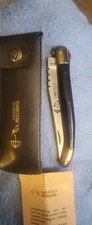  Vintage Laguiole Rossignol 8086 Folding Pocket Knife - Mint/NOS - Real Horn Han picture