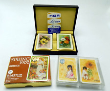 Set of 3 Boxes Vintage Playing Cards NOR Piatnik Altenburg Stralsunder picture