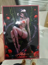Albedo CEILING Dark Rose A5 Overlord Anime Waifu Art Print picture