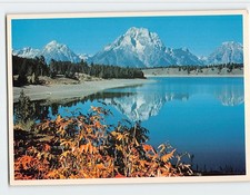 Postcard Mt. Moran & Jackson Lake Grand Teton National Park Wyoming USA picture