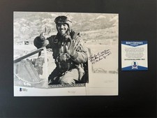 Charles McGee Rare autographed signed US Tuskegee 8x10 photo Beckett BAS coa picture