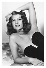 RITA HAYWORTH SEXY AMERICAN ACTRESS IN BLACK DRESS 4X6 PUBLICITY PHOTO picture
