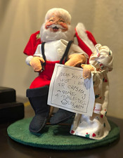 Anna Lee limited edition Santa with child and letter. Excellent condition. picture