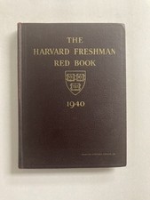 President John F. Kennedy - Pete Seeger -The Harvard Freshman Red Book 1940 Rare picture