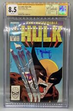Marvel Comics 1988 Incredible Hulk #340 CGC 8.5 White - Signed By Todd McFarlane picture