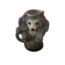 1977 James ( Jim ) Beam Distilling Co Regal China Gray Poodle Pitcher picture