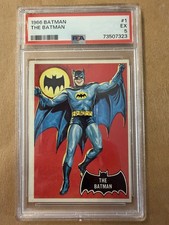 1966 TOPPS BATMAN #1 THE BATMAN PSA 5  picture