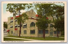 Wo-Ho-Mis Building Lakeside Ohio Lake Erie Vacationland 1951 Postcard picture