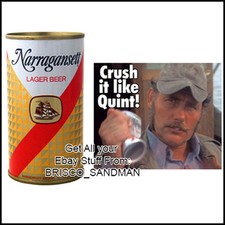 Fridge Fun Refrigerator Magnet JAWS MOVIE Quint Beer Set of 2 70s retro Funny picture