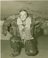 WWII Photo B-17 Flying Fortress Ball Turret Gunner WW2 B&W World War Two / 5109 picture