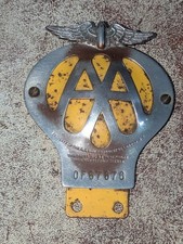 Vintage AA Autombile Association London Auto Car Badge Emblem picture