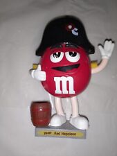 M&M's Red Napoleon Candy Chocolate Dispenser 7 Inches Collectable picture