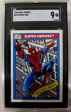 1990 Impel Marvel Universe Super Heroes #29 Spider-Man - SGC 9 Graded 🔥 💎  picture