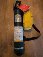 Vintage Puritan-Bennett 176965 Aircraft Oxygen Bottle 1800 PSI Mask Aviation picture