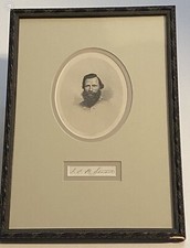 Confederate General J E B Stuart Signed -Rare Civil War Signature Psa/Dna picture