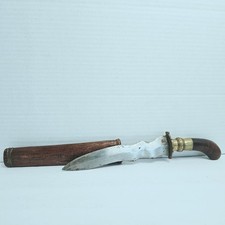 Antique Moro Gunong Dagger Philippine Kris Blade Sheath Loose Hilt  picture