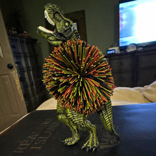 vintage 1996/1997 Jurassic Park: The Lost World T-Rex Koosh Ball figure  picture