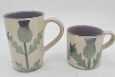 Two ANTA Scottish Stoneware Thistle Mugs picture