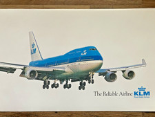 KLM AIRLINES B747 POSTER