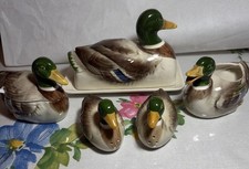 VINTAGE 1981 OTIGIRI JAPAN MALARD DUCK  BREAKFAST SET picture