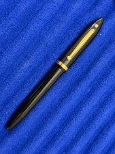 Re-Issued Sheaffer Balance Rollerball Pen Black Resin White Dot- Very Nice picture