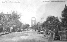 Broad Street View Guntersville Alabama AL - Reprint picture