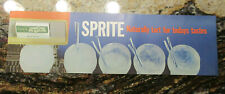 Vintage Sprite Naturally Tart Soda Sign Tranparent transparency Advertisment Nos picture