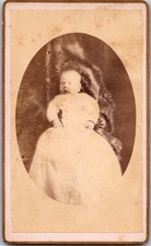 PH3250 Hidden Mother Baby Child Weird Unusual Creepy Image CDV Photo picture