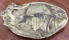 WWI-era Cast Metal Tray / Change Dish Marked “OUR LIBERATORS” picture
