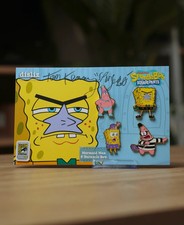 Disliz SpongeBob SDCC 2026 Pin Set Signed by Tom Kenny Certified Limited Edition picture