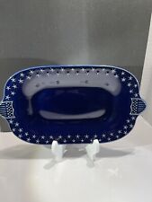 Longsberger cobalt, Blue Proudly American Platter picture