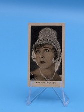 Antique Vintage 1928 W.D. & H.O. Wills Film Favourites #55 ANNA NILSSON EX/NM picture