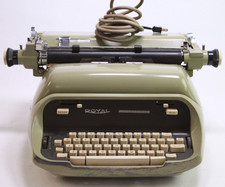 Vintage 1960s Royal Electress Electric Typewriter Green AS IS Doesnt Power On picture