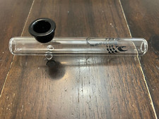 4.3” Glass Pipe Bowl Clear Black Scorpion Steamroller Scorpion Colors Vary picture
