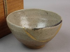 [Antiques/Tea utensils] Old Karatsu ware Kotsugi tea bowl gn111tl5 From Japan picture