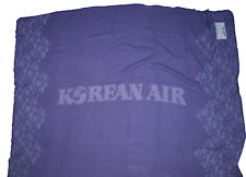 VTG First Class Korean Air Airline Air Plane In Flight Purple Blanket 60