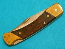 BIG VINTAGE SCHRADE USA KNIFE UNCLE HENRY LB7 BEAR PAW LOCKBACK HUNTER BOWIE VG picture