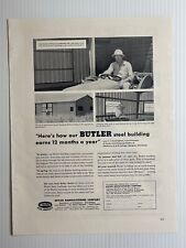 1950s Butler Steel Buildings - Original Print Advertisement (9.5in x 13in) picture