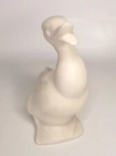 Minature Antique Bone China Duck White Very Old Happy Duck picture