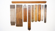 Vintage Rulers -Lot of 10 -Stanley, Lufkin, LS Starrett, Interlox, K&E, Unknown picture