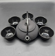 NEW 2018 IWACHU Cast Iron Japanese Hobnail ( tetsu-kyusu/tetsubin )Tea Set picture