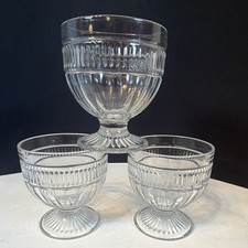 Anchor Hocking Annapolis Footed Sundae Glass Set Of 3 picture
